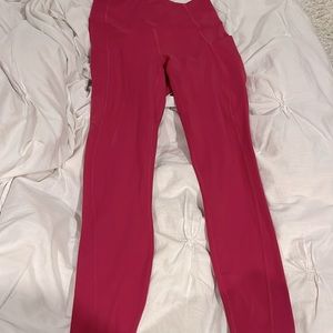 bright pink leggings
